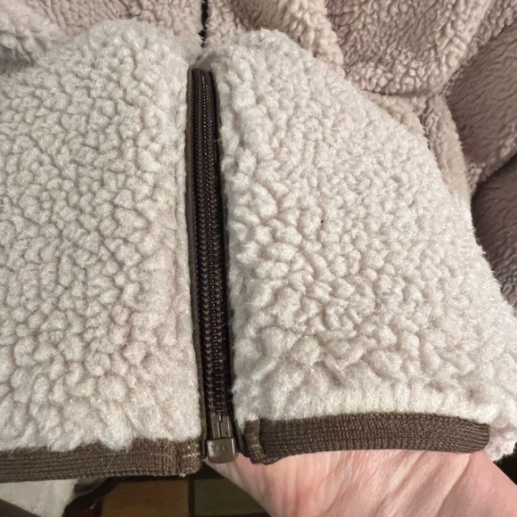 NEW w/o tags - Uniqlo Windproof Outer Fleece Jacket (Beige) Unisex XXL - Picture 9 of 11